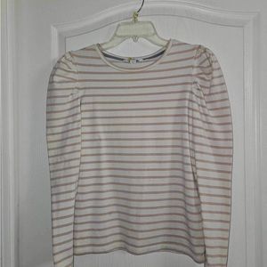 Boden ~ Imogen Breton Stripe Puff Sleeve Tee - Women | Size: 8 US/12 UK